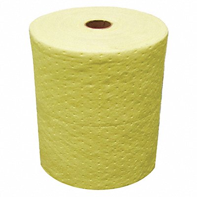 Absorbent Roll Chem/Hazmat YLW 150ft L