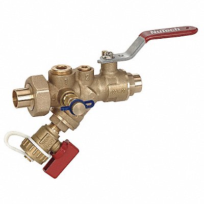 Combination Strainer Valve 1-1/4In Sweat