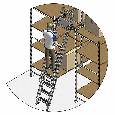 Stationary Dual Track Ladder 145to155 In