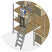 Stationary Dual Track Ladder 125to135 In