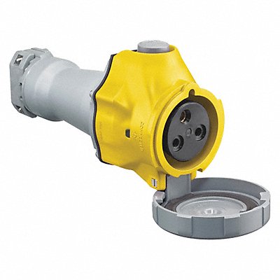 Pn Slv Connctr 30 A IEC Yellow 2Pl
