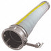 Food Hose 4 ID x 20 ft L Gray