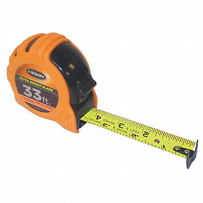 Tape Measure 33 ft Orange Color