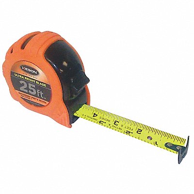 Tape Measure 25 ft Orange Color