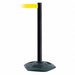 Barrier Post with Belt Yellow