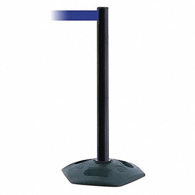 Barrier Post with Belt Blue