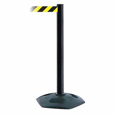 Barrier Post with Belt Yellow/Black