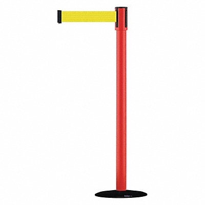 Slimline Post Yellow Red Post Finish