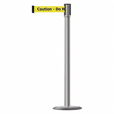 Slimline Post Steel Caution Do Not Enter