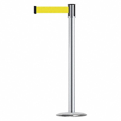 Slimline Post Yellow Satin Chrome