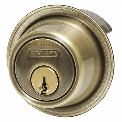 1-Cyl Deadbolt Standard Satin Brass