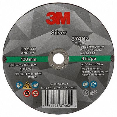 Abrasive Cut-Off Wheel 36 Grit 4 dia.