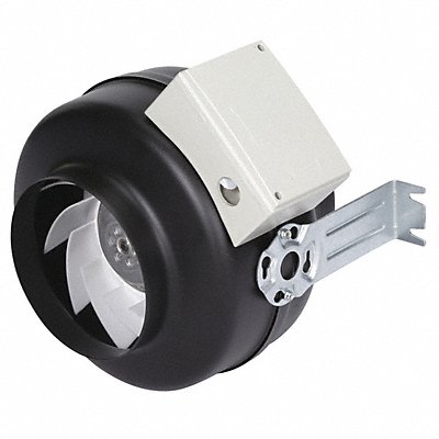 Steel 9 W Inline Fan for 6 Dia Duct
