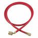 Charging/Vacuum Hose 120 L Red