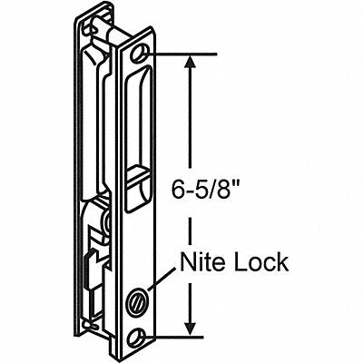 Door Handle 7-21/64 L x 1-1/8 H