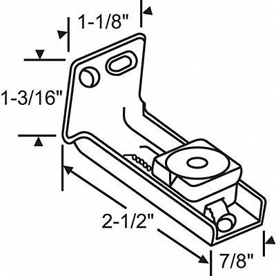 Pivot Bracket Steel Plated PK5