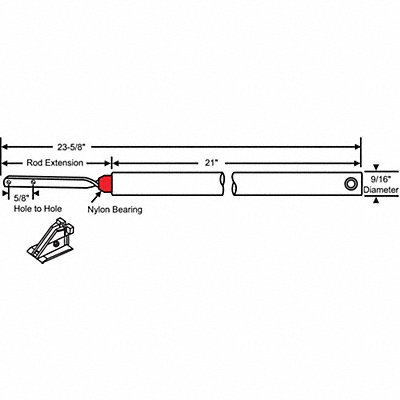 Tube Balance Bearing 23-5/8 L