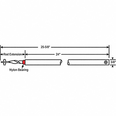 Tube Balance Bearing 24-5/8 L