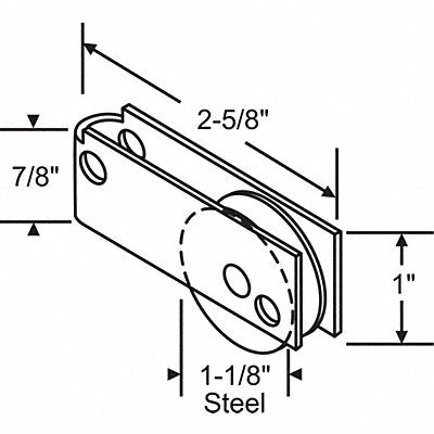 Roller Assembly Steel Plated