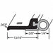 Weatherstrip Hollow Bulb Insert 84 L