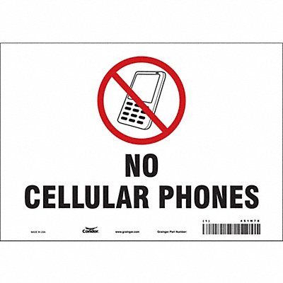 Safety Sign 7 in x 10 in Vinyl