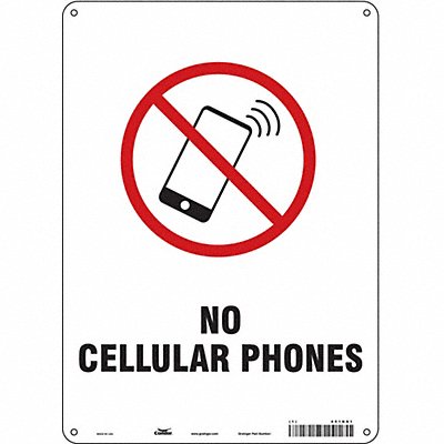 Safety Sign 14 in x 10 in Aluminum
