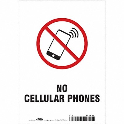 Safety Sign 10 in x 7 in Vinyl