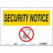 Safety Sign 10 in x 14 in Vinyl