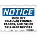 Safety Sign 7 in x 10 in Aluminum