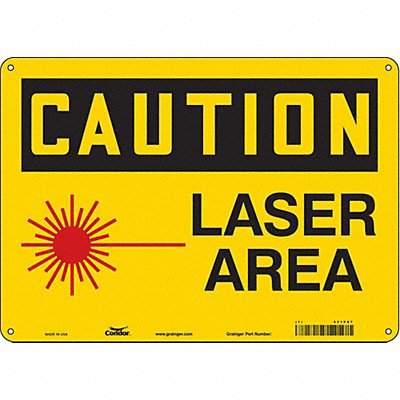 Safety Sign 10 inx14 in Polyethylene
