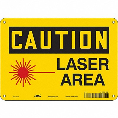 Safety Sign 7 inx10 in Vinyl