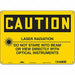 Safety Sign 10 in x 14 in Polyethylene