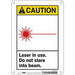 Safety Sign 10 inx7 in Polyethylene
