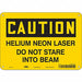 Safety Sign 7 inx10 in Polyethylene