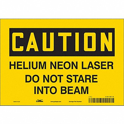 Safety Sign 7 in x 10 in Vinyl
