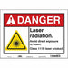 Safety Sign 10 inx14 in Vinyl