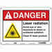 Safety Sign 10 in x 14 in Aluminum