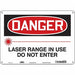 Safety Sign 10 inx14 in Polyethylene