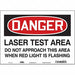 Safety Sign 10 in x 14 in Vinyl