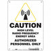 Safety Sign 10 inx7 in Aluminum