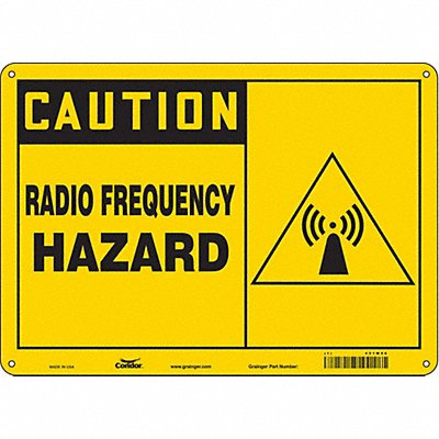 Safety Sign 10 inx14 in Aluminum