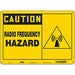 Safety Sign 10 in x 14 in Polyethylene