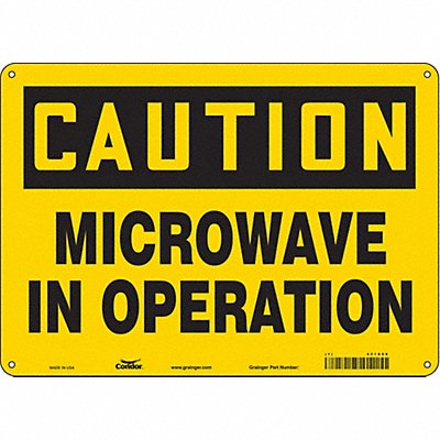 Safety Sign 10 inx14 in Aluminum