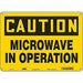 Safety Sign 10 inx14 in Polyethylene