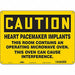 Safety Sign 10 in x 14 in Polyethylene