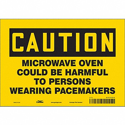 Safety Sign 7 inx10 in Vinyl