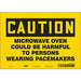 Safety Sign 7 inx10 in Vinyl