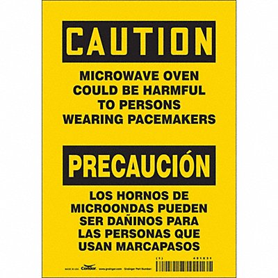 Safety Sign 7 inx10 in Vinyl