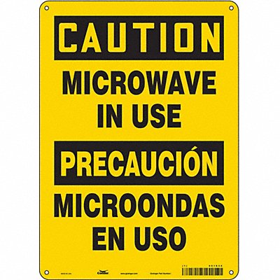 Safety Sign 10 in x 14 in Aluminum