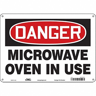 Safety Sign 10 inx14 in Aluminum